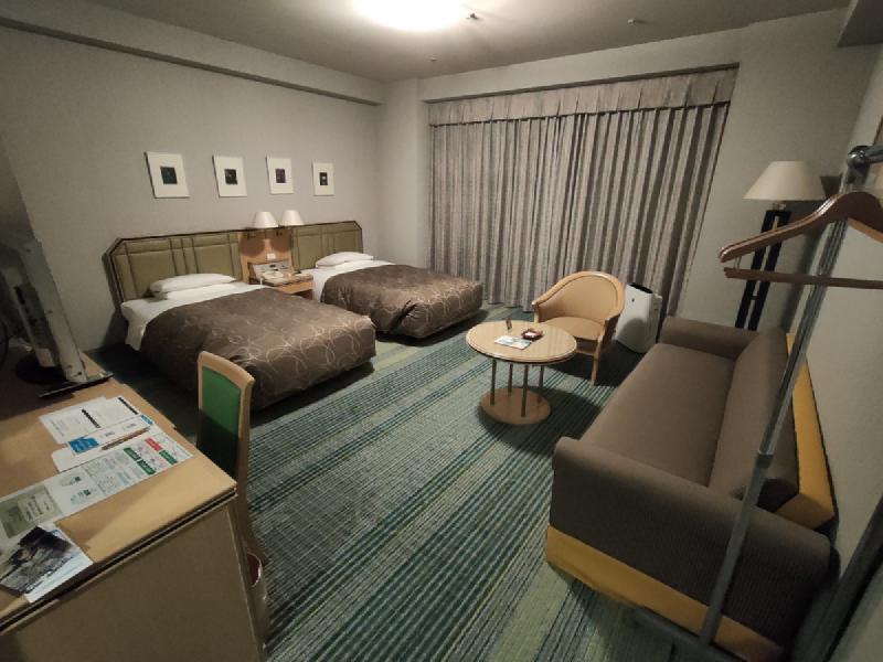 NASPAニューオータニの部屋