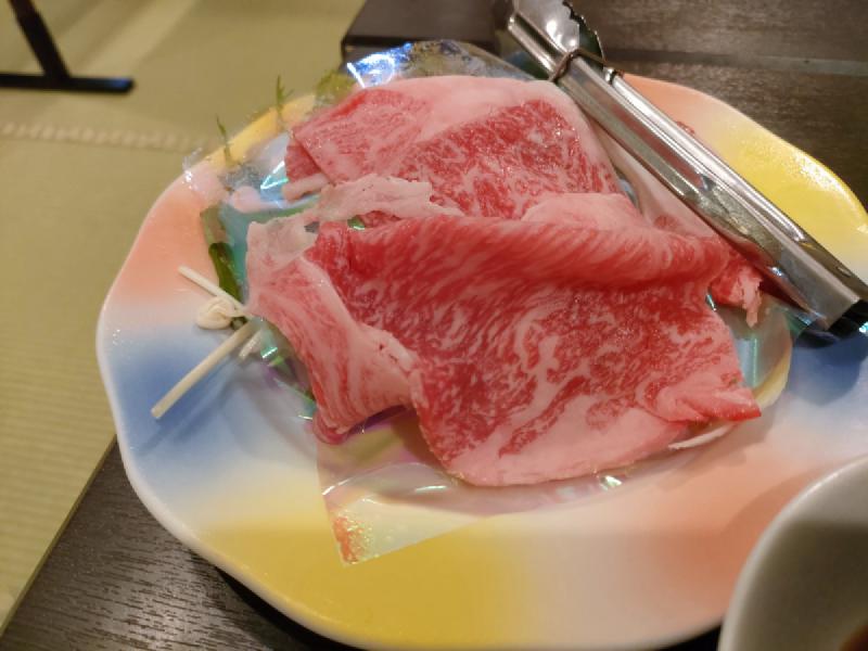 尾花沢牛のしゃぶしゃぶ